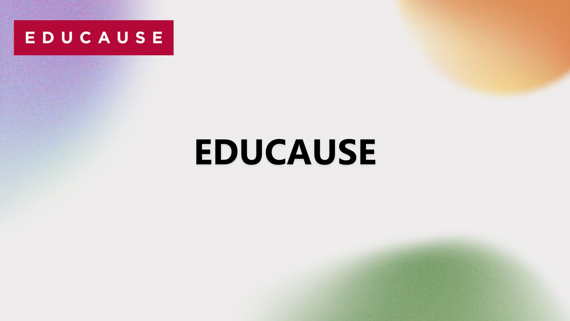 EDUCAUSE Updated